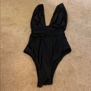 Black one piece